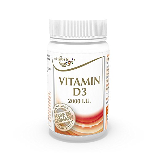 Vitamin D3 2000 I.u 100 Vegetarian Capsules Vita World German Pharmacy ...